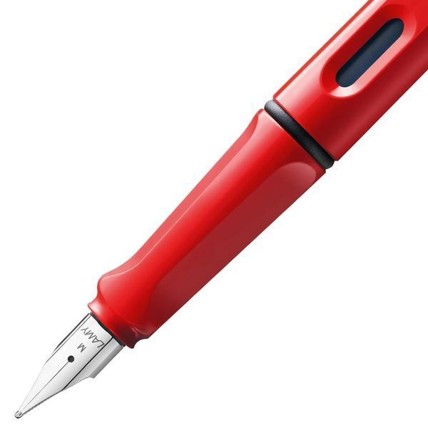Ручка чорнильна LAMY safari червона EF T10 сині чорнила (4000178) 4000178 фото