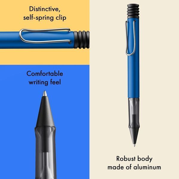 Ручка кулькова LAMY AL-star oceanblue M16 чорний стрижень (4000917) 4000917 фото