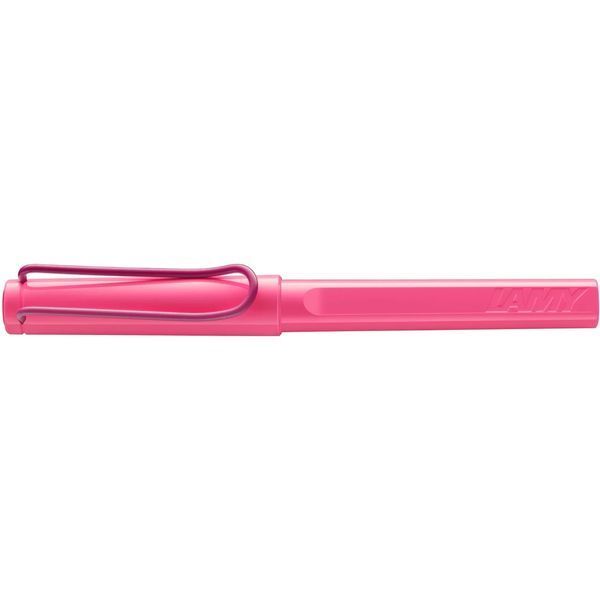 Ручка-ролер LAMY safari neon-pink M M63 чорний стрижень (4041907) 4041907 фото