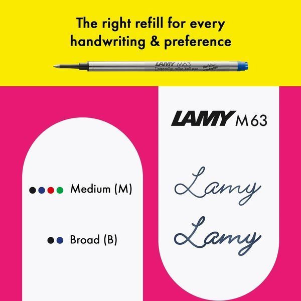 Ручка-ролер LAMY safari neon-pink M M63 чорний стрижень (4041907) 4041907 фото