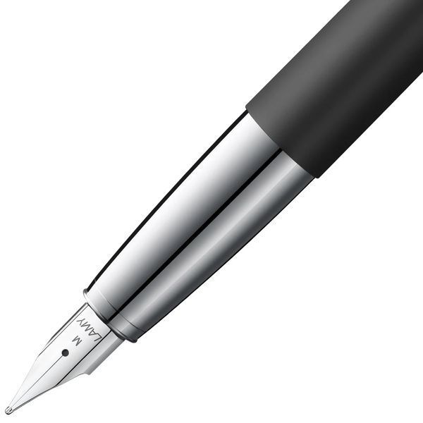 Ручка чорнильна LAMY studio матовий хром F чорнила T10 сині (4000436) 4000436 фото