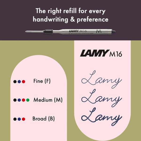 Ручка кулькова LAMY safari scarlet стрижень M16 1,0 мм синій (4032319) 4032319 фото