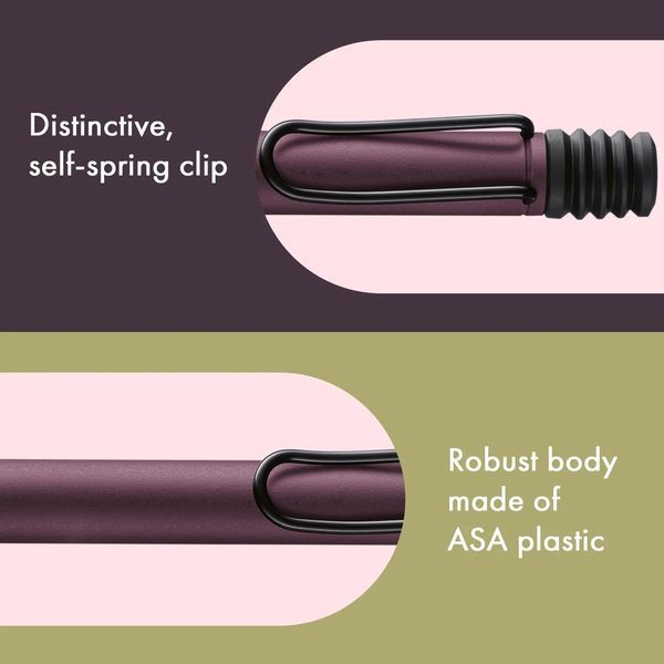 Ручка кулькова LAMY safari scarlet стрижень M16 1,0 мм синій (4032319) 4032319 фото