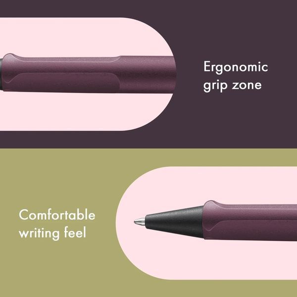 Ручка кулькова LAMY safari scarlet стрижень M16 1,0 мм синій (4032319) 4032319 фото