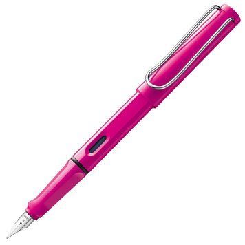 Ручка чорнильна LAMY safari EF pink синє чорнило (4000103) 4000103 фото