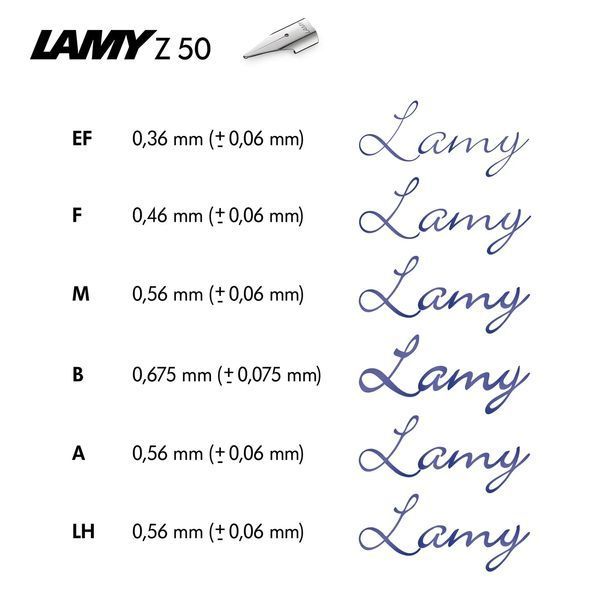 Перо LAMY для чорнильної ручки Z 50 B (1215055) 1215055 фото