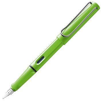 Ручка чорнильна LAMY safari F green синє чорнило (4030633) 4030633 фото