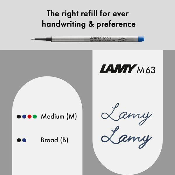 Ручка-ролер LAMY aion чорна стрижень M63 1,0 мм чорний (4031952) 4031952 фото