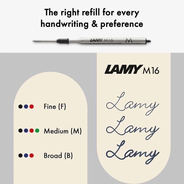 Ручка кулькова LAMY xevo чорна M16 чорний стрижень (4033835) 4033835 фото
