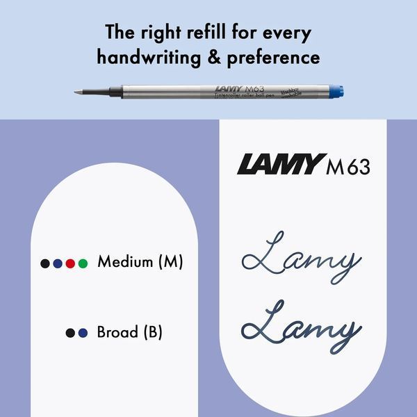 Ручка-ролер LAMY safari аквамарин M M63 чорний стрижень (4037202) 4037202 фото