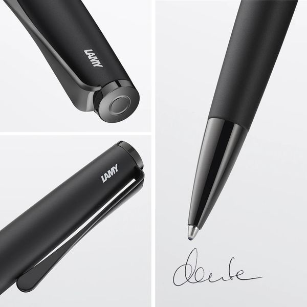 Ручка кулькова LAMY studio lx-all-black стрижень M16 1,0 мм чорний (4033752) 4033752 фото