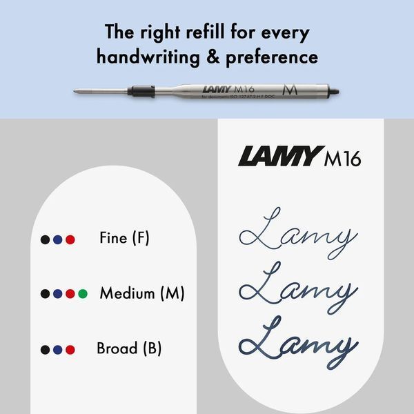 Ручка кулькова LAMY studio lx-all-black стрижень M16 1,0 мм чорний (4033752) 4033752 фото