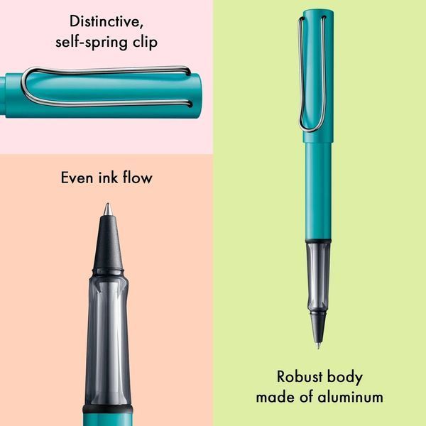 Ручка-ролер LAMY AL-star бірюзова стрижень M63 1,0 мм чорний (4034726) 4034726 фото