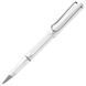 Ручка-ролер LAMY safari біла стрижень M63 синій (4014519287162) 4001125 фото 1