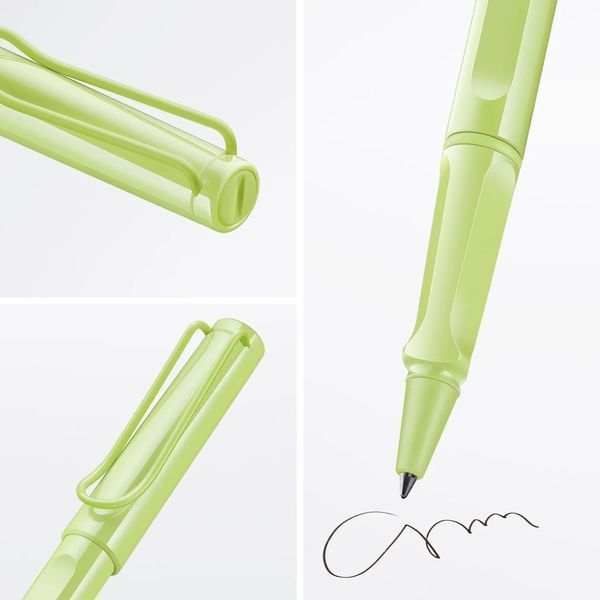 Ручка-ролер LAMY safari весняно-зелена M63 синій стрижень (4032324) 4032324 фото