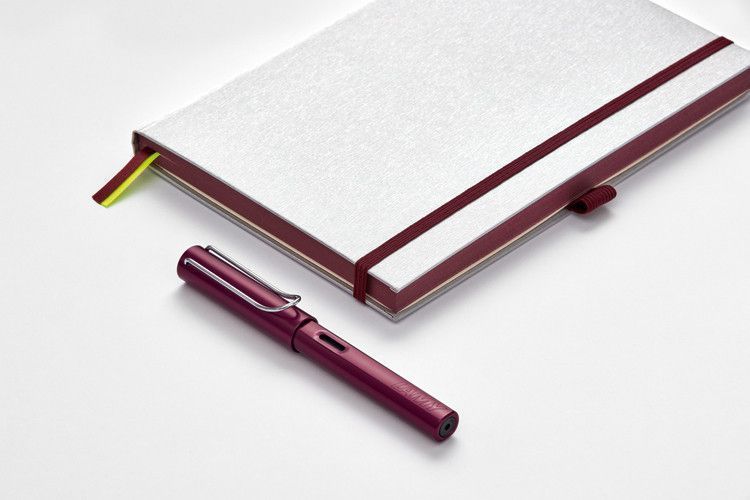 Блокнот LAMY A5 в лінію хром та пурпур (4034266) 4034266 фото