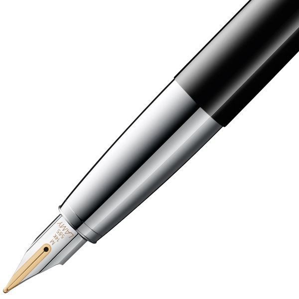 Ручка чорнильна LAMY studio lx-all-black EF чорнила T10 сині (4000445) 4000445 фото