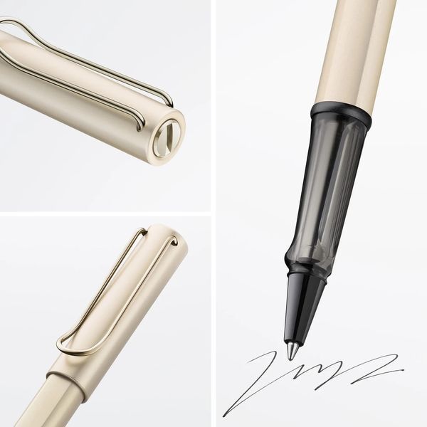 Ручка-ролер LAMY Lx palladium стрижень M63 1,0 мм чорний (4031636) 4031636 фото