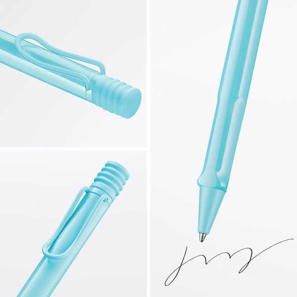 Ручка кулькова LAMY safari аквамарин M16 синій стрижень (4032325) 4032325 фото