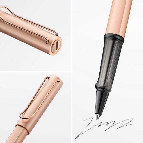 Ручка-ролер LAMY Lx rosegold стрижень M63 1,0 мм чорний (4031635) 4031635 фото
