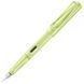 Ручка чорнильна LAMY safari весняно-зелена F T10 сині чорнила (4037168) 4037168 фото 1