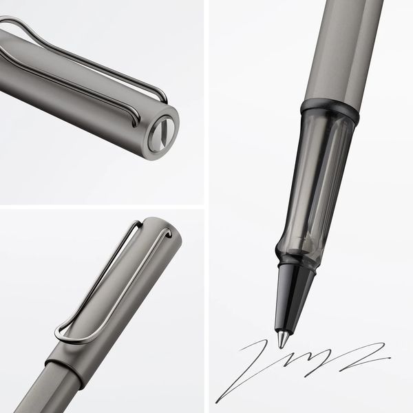 Ручка-ролер LAMY Lx ruthenium стрижень M63 1,0 мм чорний (4031637) 4031637 фото