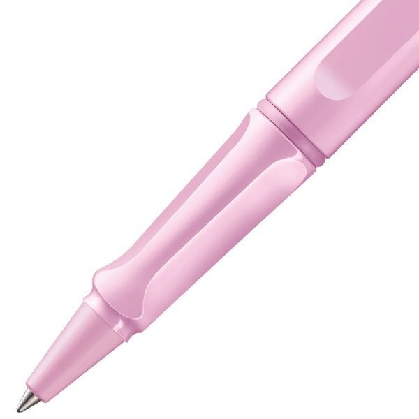 Ручка-ролер LAMY safari світло-рожева M63 синій стрижень (4032328) 4032328 фото