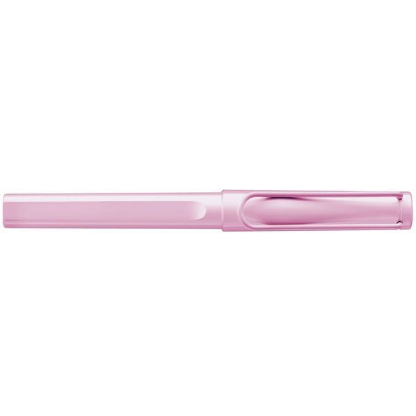Ручка-ролер LAMY safari світло-рожева M63 синій стрижень (4032328) 4032328 фото