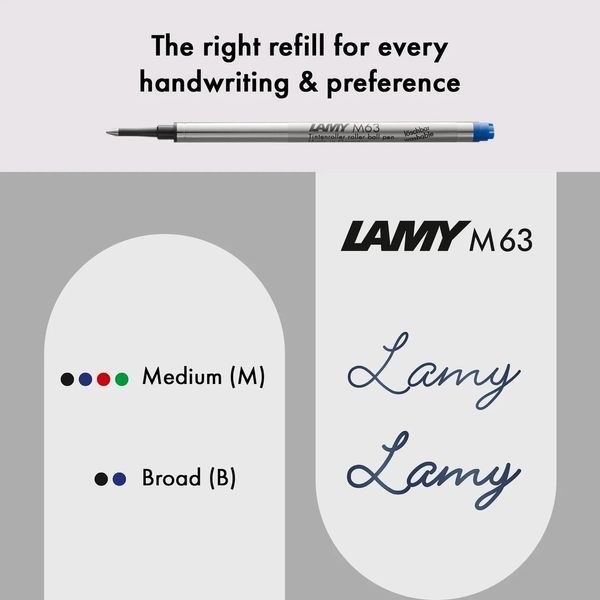 Ручка-ролер LAMY Lx ruthenium стрижень M63 1,0 мм чорний (4031637) 4031637 фото