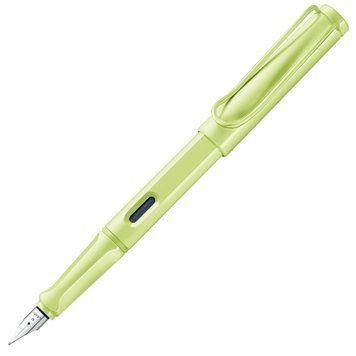 Ручка чорнильна LAMY safari весняно-зелена M T10 сині чорнила (4037169) 4037169 фото