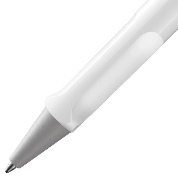 Ручка кулькова LAMY safari біла M16 чорний стрижень (4000908) 4000908 фото