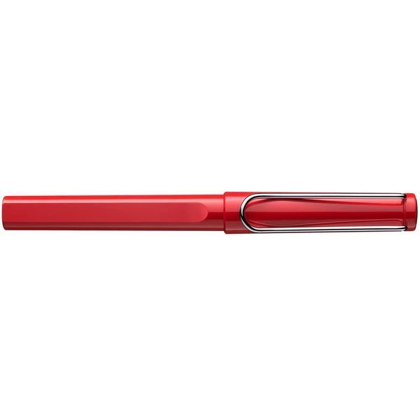 Ручка-ролер LAMY safari червона стрижень M63 синій (4014519282624) 4001104 фото