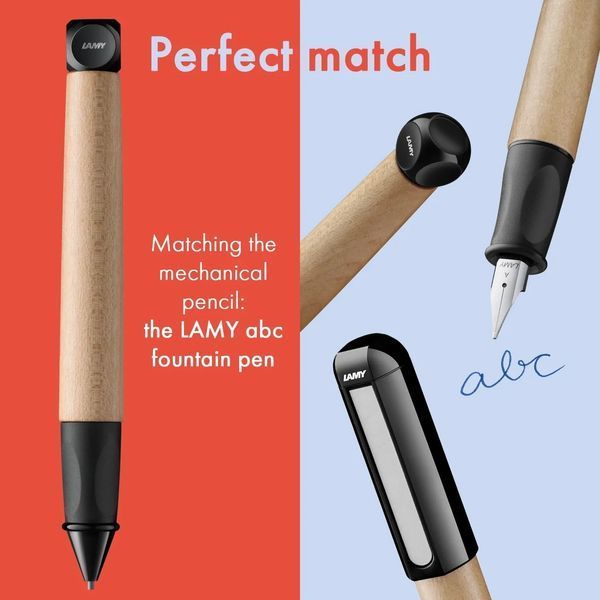 Ручка чорнильна LAMY abc чорна A чорнила T10 сині (4040664) 4040664 фото