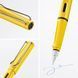 Ручка чорнильна LAMY safari жовта M T10 сині чорнила (4000217) 4000217 фото 4