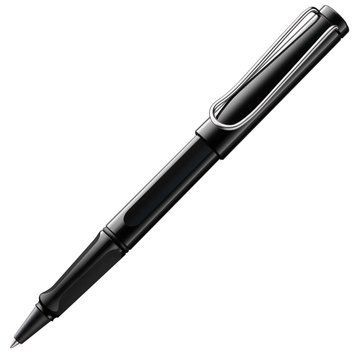 Ручка-ролер LAMY safari чорна M M63 чорний стрижень (4030243) 4030243 фото