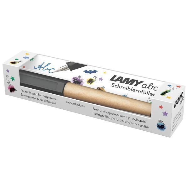 Ручка чорнильна LAMY abc чорна LH (для шульги) чорнила T10 сині (4041754) 4041754 фото