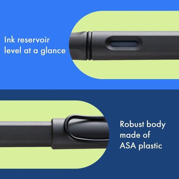 Ручка чорнильна LAMY safari матова umbra EF T10 сині чорнила (4000199) 4000199 фото