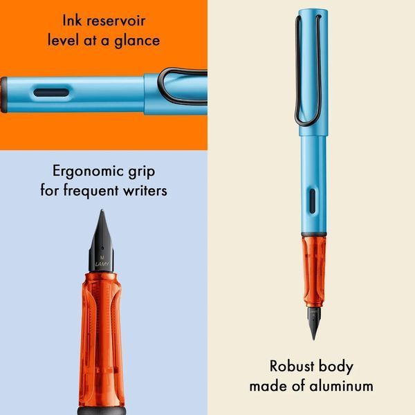 Ручка чорнильна LAMY AL-star denim F чорнила T10 сині (4039724) 4039724 фото
