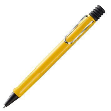 Ручка кулькова LAMY safari жовта M16 синій стрижень (4000896) 4000896 фото