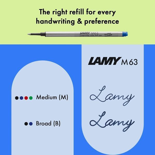 Ручка-ролер LAMY safari жовта стрижень M63 1,0 мм синій (4001115) 4001115 фото