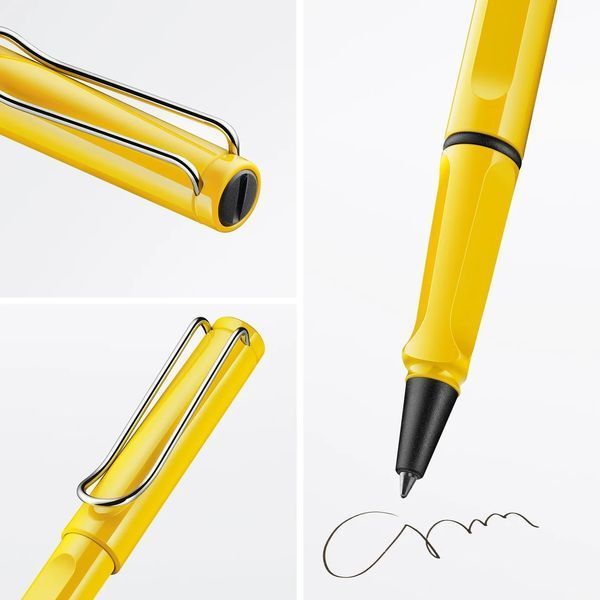 Ручка-ролер LAMY safari жовта стрижень M63 1,0 мм синій (4001115) 4001115 фото