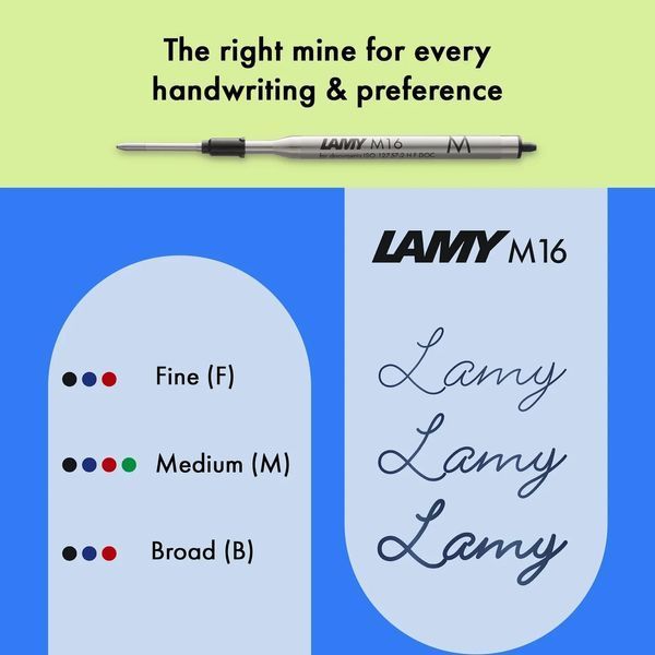 Ручка кулькова LAMY safari жовта M16 синій стрижень (4000896) 4000896 фото