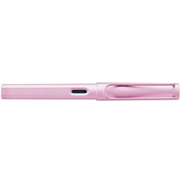 Ручка чорнильна LAMY safari світло-рожева LH (для шульги) T10 сині чорнила (4038701) 4038701 фото