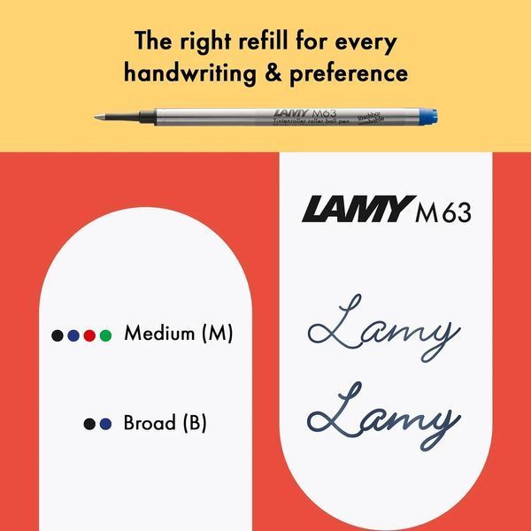 Ручка-ролер LAMY safari зелена стрижень M63 1,0 мм синій (4035597) 4035597 фото