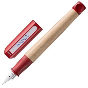 Ручка чорнильна LAMY abc червона A T10 сині чорнила (4000070) 4000070 фото