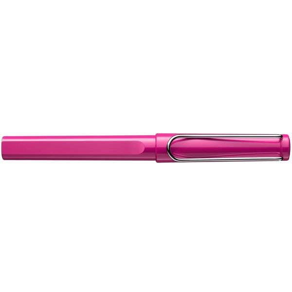 Ручка-ролер LAMY safari рожева стрижень M63 1,0 мм синій (4029824) 4029824 фото