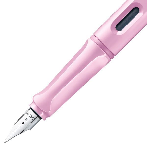 Ручка чорнильна LAMY safari світло-рожева M T10 сині чорнила (4037239) 4037239 фото