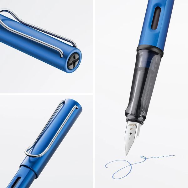 Ручка чорнильна LAMY AL-star океанська синя EF чорнила T10 сині (4000318) 4000318 фото