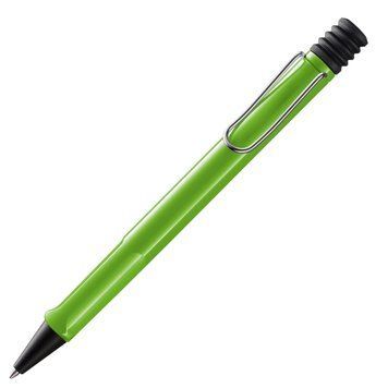 Ручка кулькова LAMY safari зелена M16 синій стрижень (4025549) 4025549 фото