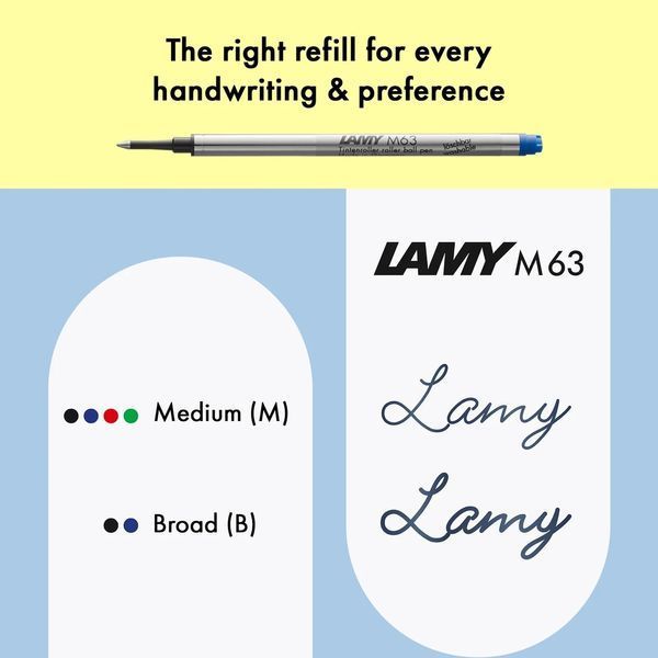 Ручка-ролер LAMY safari синя стрижень M63 1,0 мм синій (4001097) 4001097 фото
